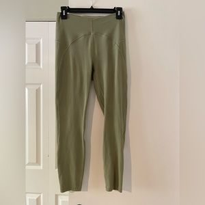 Lululemon Hi Rise Moss Green Legging